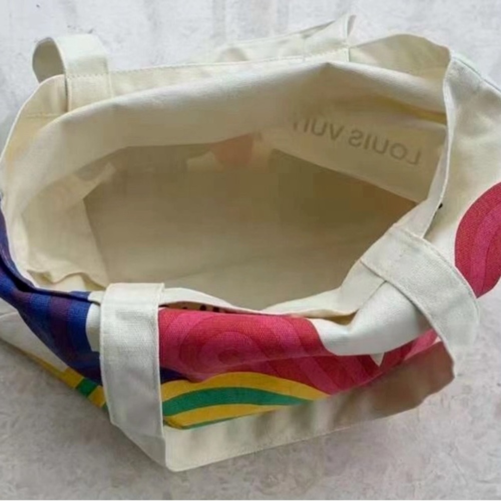 Lot of 3 LOUIS VUITTON Limited Edition Canvas Eco Tote Bags Shinsen Exhibit NEW - Picture 10 of 12